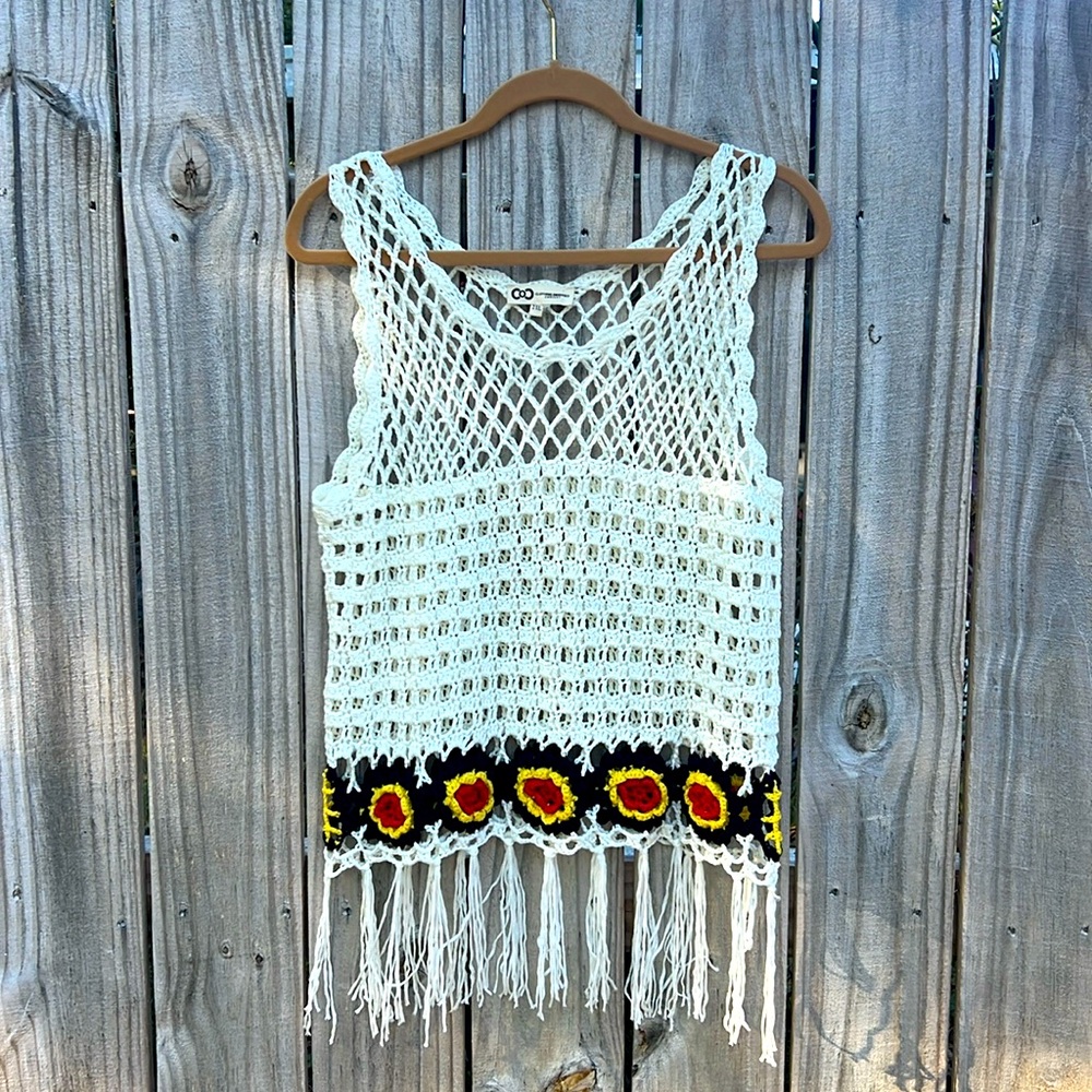 💫⭐️💫 CLOTHING OBSESSED COMPANY CROCHET TANK NWOT SIZE 2XL 💫⭐️💫